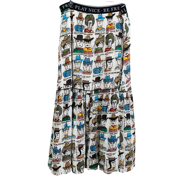 Double D Ranch RARE Cowpoke U Collaboration 2 PC Western Cowboy Skirt Set Sz XL - Picture 14 of 16